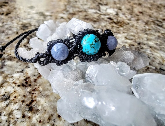 Micro Macrame Bracelet - Harlow. Choose your cord color.