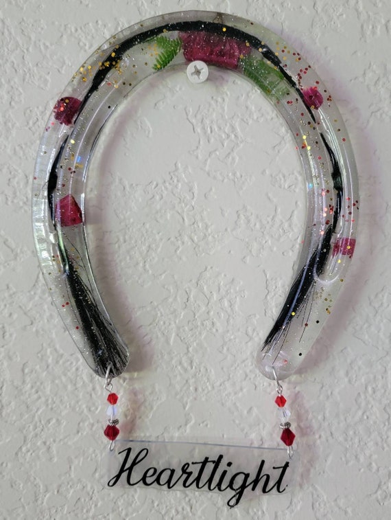 Custom Resin Horseshoe Memorial