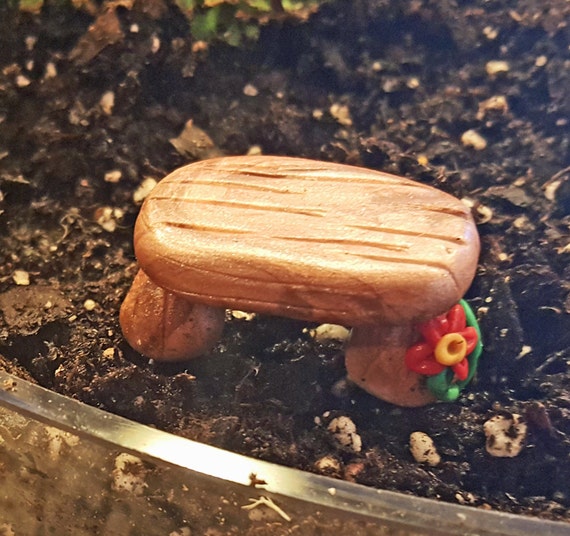 Fairy Garden Wooden Bench