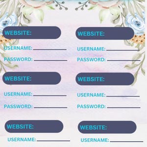 Blue Password Keeper