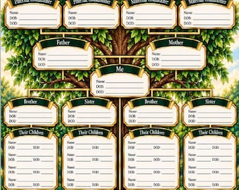 Modello di albero genealogico