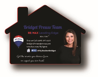 House Business Cards QR Code, Die cut Business Cards, Real Estate Business Card, Custom Shaped Business Card, Realtor Business Card, Unique