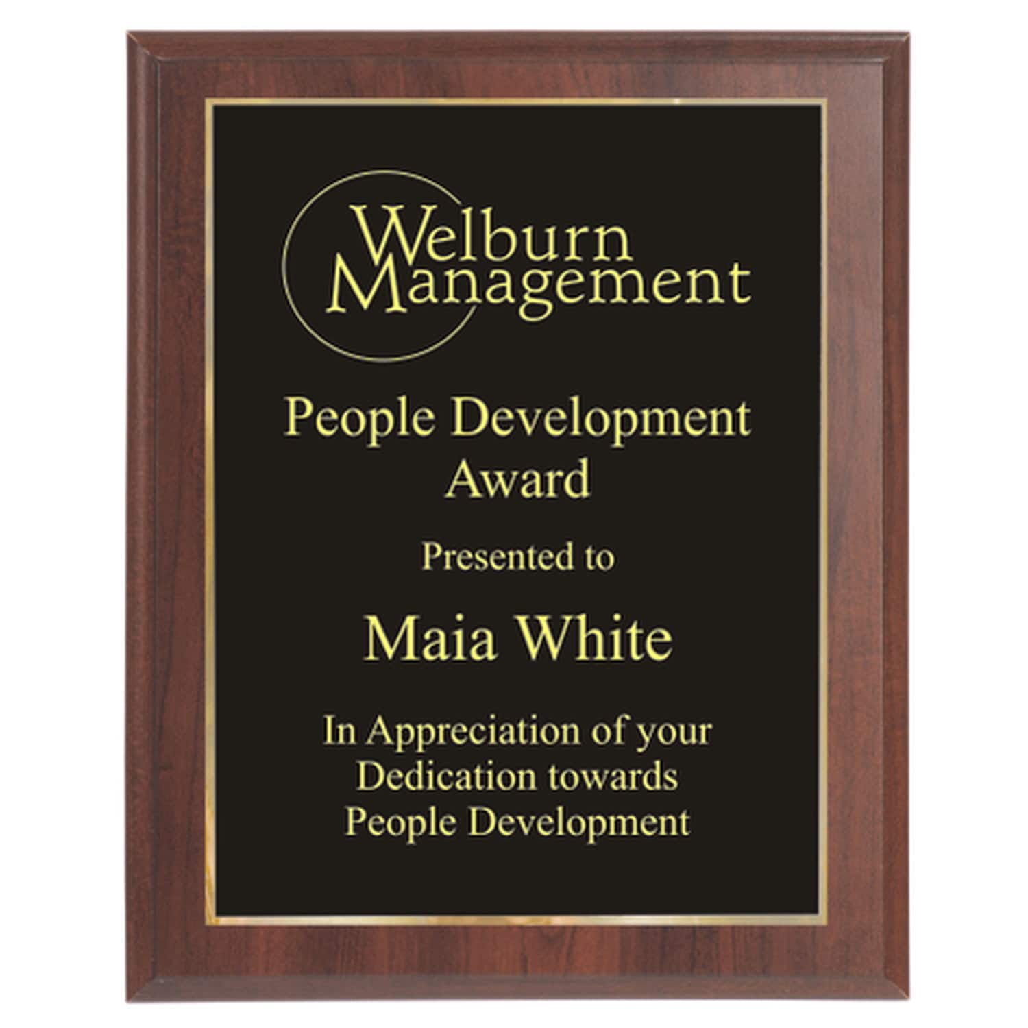 Buy Appreciation Award Plaque Customized 8x10 - Personalized Awards And