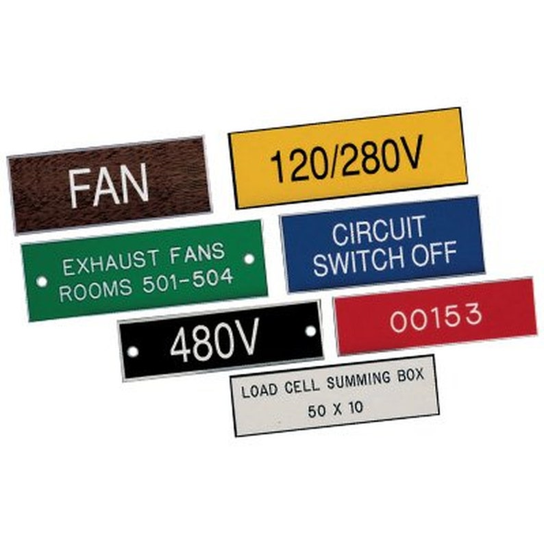 Engraved Electrical Panel Labels, Phenolic Labels, Breaker Box Labels Engraved Electrical Panel Labels, Phenolic Labels, Breaker Box Labels