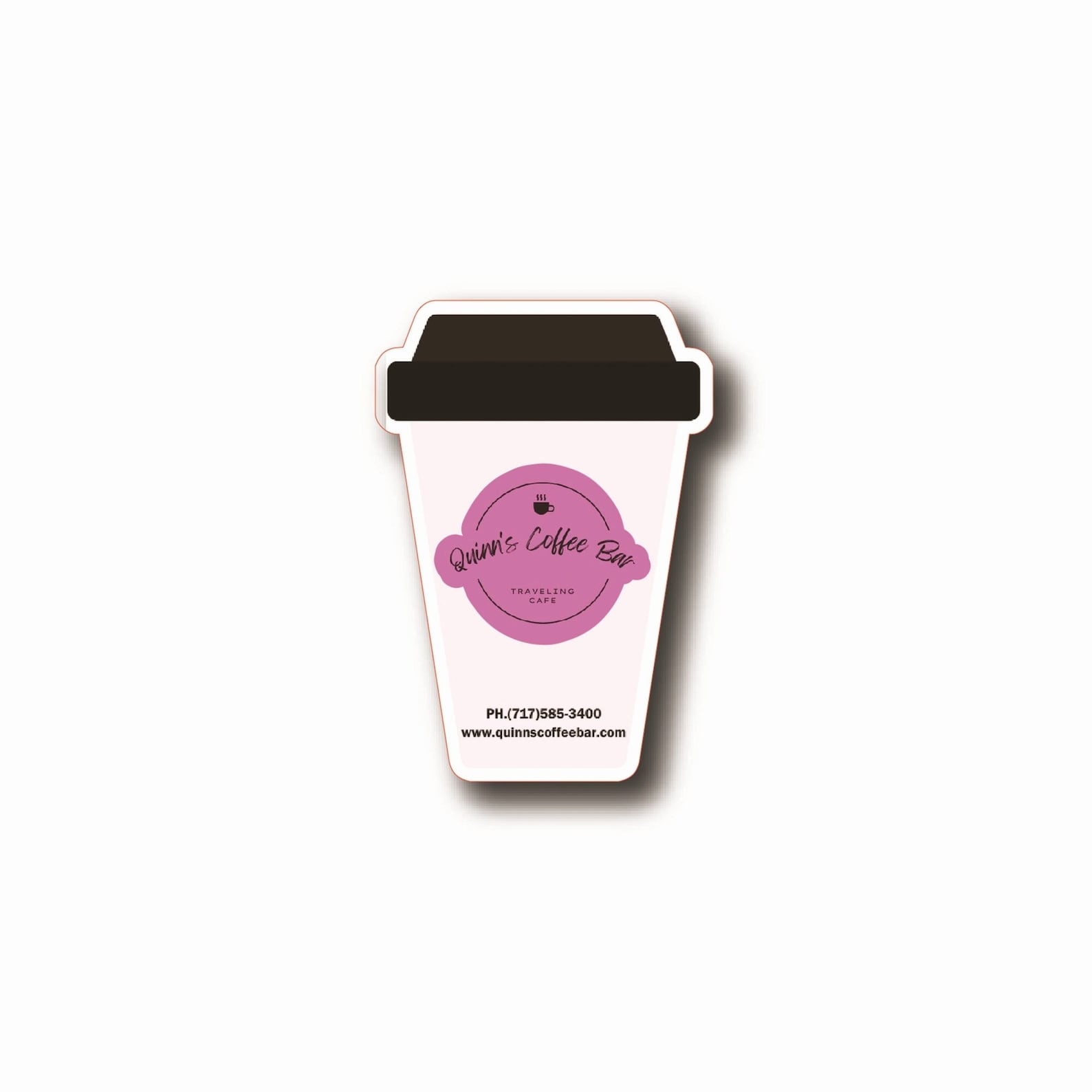 Coffee Cup Business Cards, Die Cut Business Cards, Cute Business Cards ...