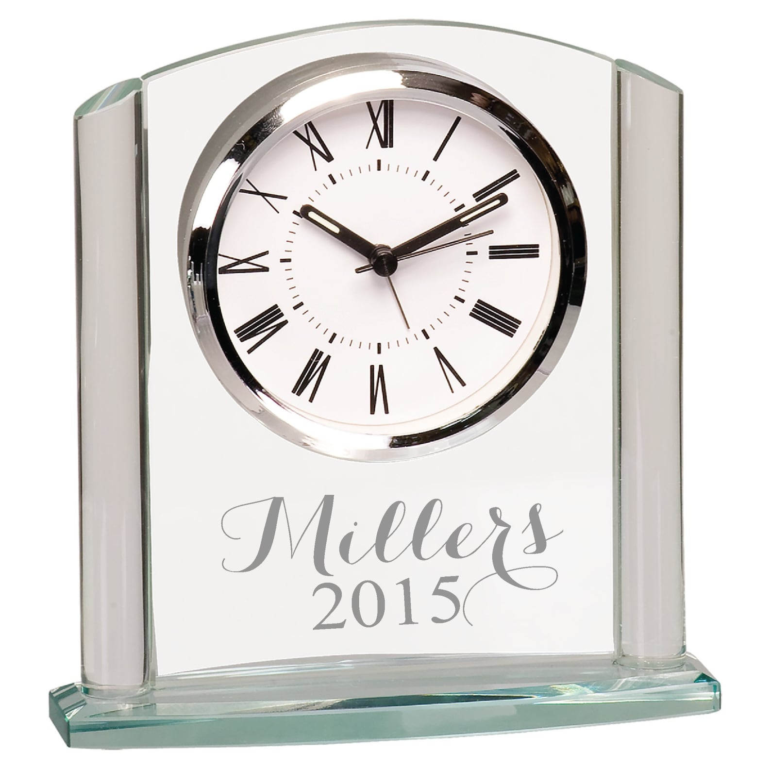 Personalized Desk Clock Gift Housewarming Gift Anniversary Etsy