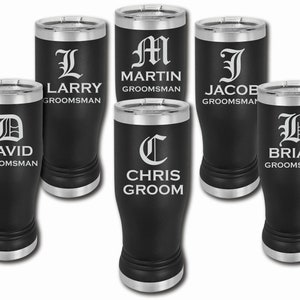 Groomsmen Tumbler | Personalized Stainless Steel Mug | Groomsmen Gifts | Groomsmen Proposal Set | Custom Engraved Best Man Cup | Wedding |