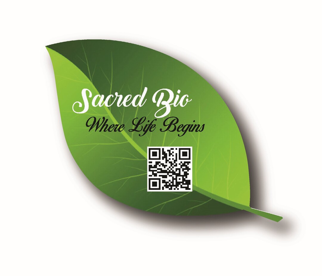 Leaf Business Cards With QR Code, Leaf Shaped Business Cards, Die Cut