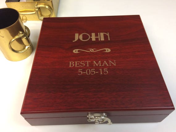 Groomsmen Gifts for Wedding, Best Man Gift, Groomsman Gift Set, Personalized Knife, Groomsmen Gift Box, Engraved Wallet, Monogrammed Flask |