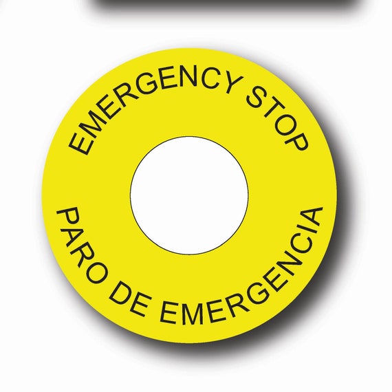 Engraved Industrial Tags, Engraved Legend Plates, Push Button Tags, Plastic Labels, 22 mm, 30mm, Potentiometer Tags, Joystick Tags, ID plate