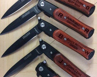 Prezenty dla drużbów | Personalizowane scyzoryki na wesele | Grawerowany prezent dla drużby na wieczór kawalerski | Prezent dla świadka |