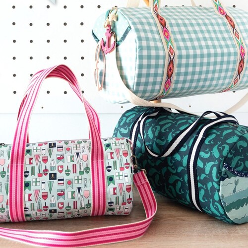 Retro Travel Bag Sewing Pattern PDF Etsy Australia