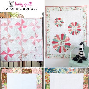 Polka Dot Chair Baby Quilt Tutorial Bundle - Etsy
