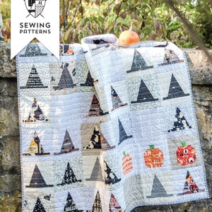 Halloween Haberdashery Quilt PDF Pattern