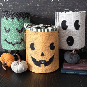 Padded Storage Bins PDF Basket Sewing Pattern by Melissa Mortenson of Polka Dot Chair