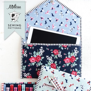 Busy Day Tablet Case Sewing Pattern | Digital PDF Pattern by Melissa Mortenson of Polka Dot Chair