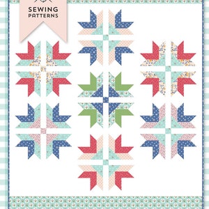Picnic Crossing Quilt Pattern | Digital PDF by Melissa Mortenson of Polka Dot Chair