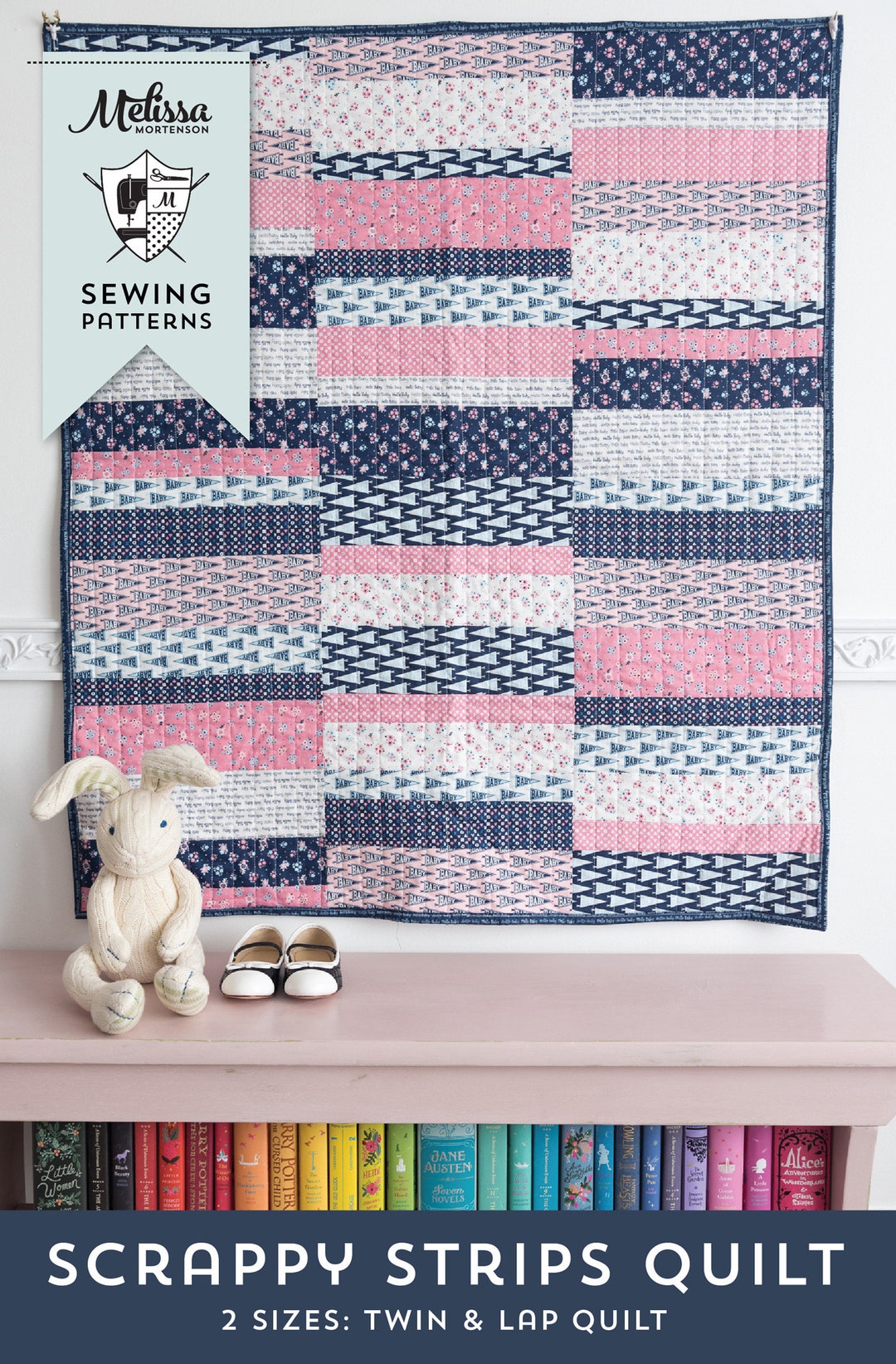 SALE! Scrappy Strips PDF Quilt Pattern | Baby & Lap Sized - Etsy
