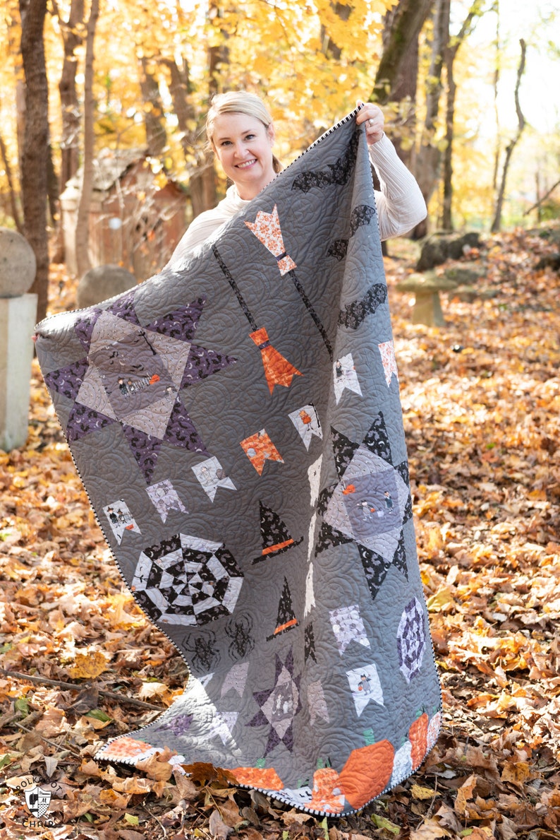 Spooky Sampler Halloween Quilt Pattern | Digital PDF by Melissa ...