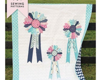 Derby Prize Ribbons Quilt Pattern | Digital PDF Pattern