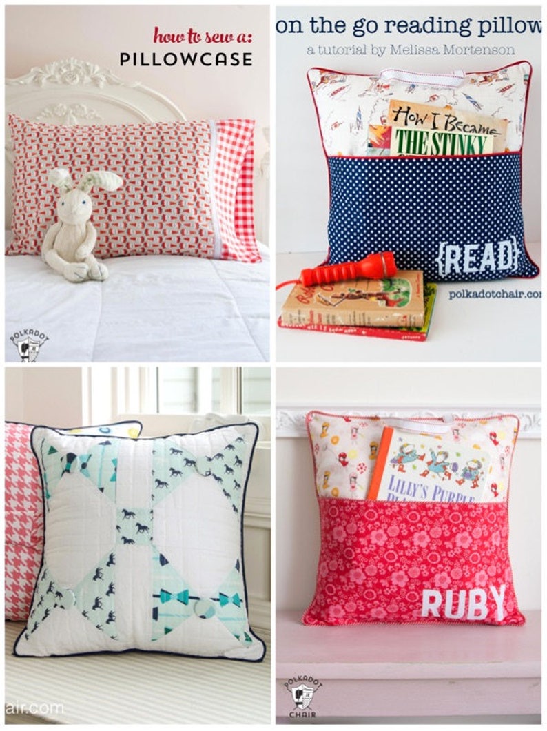 Reading Pillow Sewing Pattern Digital PDF Etsy UK