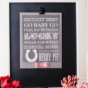 Derby Party Printables | Digital PDF - Etsy