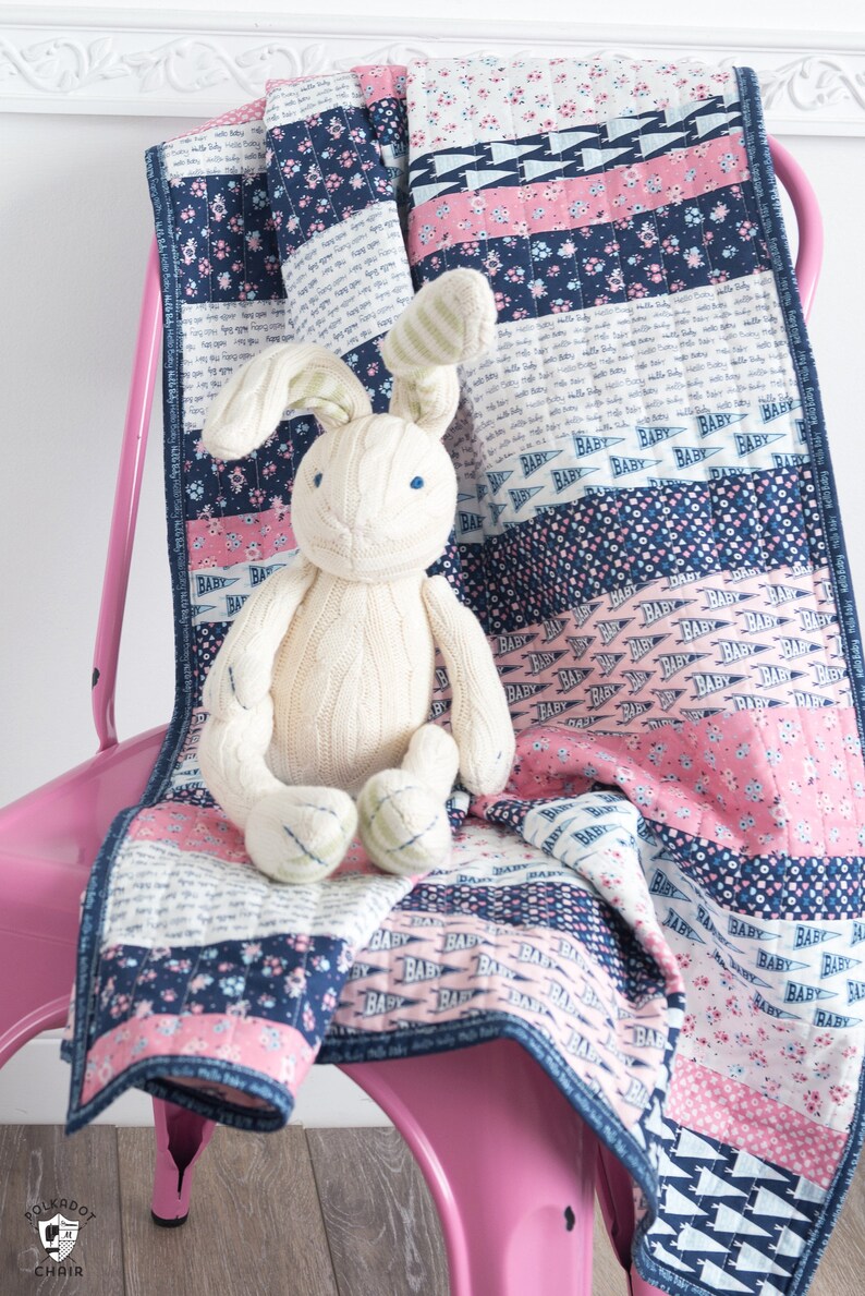 SALE! Scrappy Strips PDF Quilt Pattern | Baby & Lap Sized - Etsy
