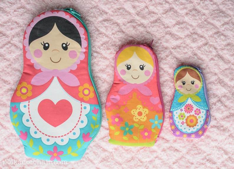 Nesting Dolls PDF Sewing Pattern and Printable Pattern Pieces Etsy Canada