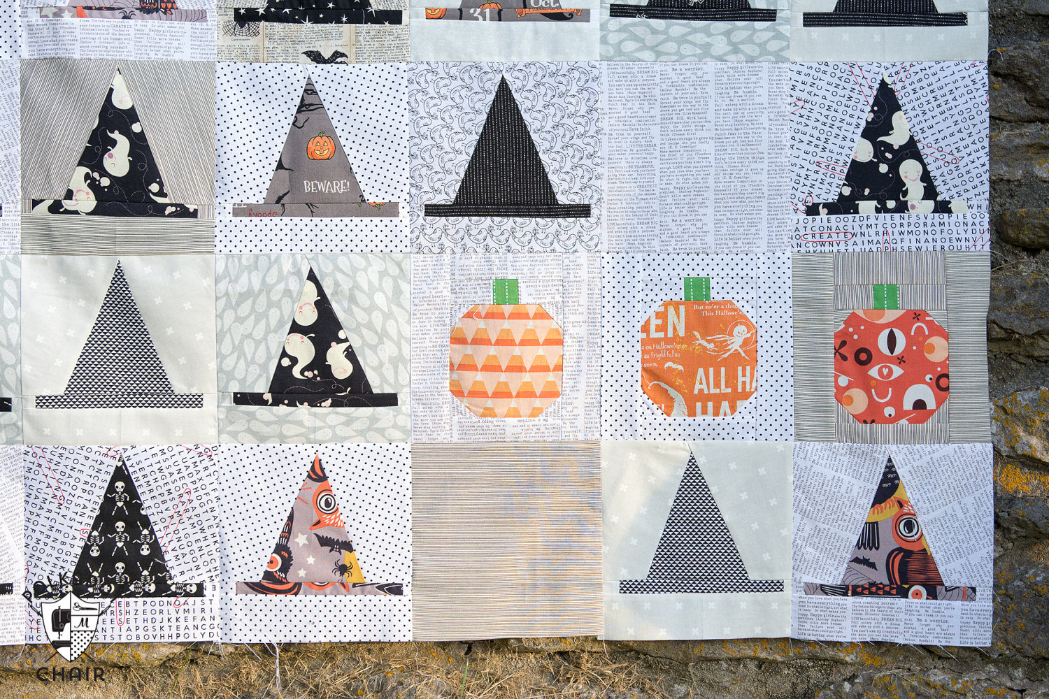 Halloween Haberdashery Witch Hat Quilt Pattern PDF by Melissa Mortenson ...
