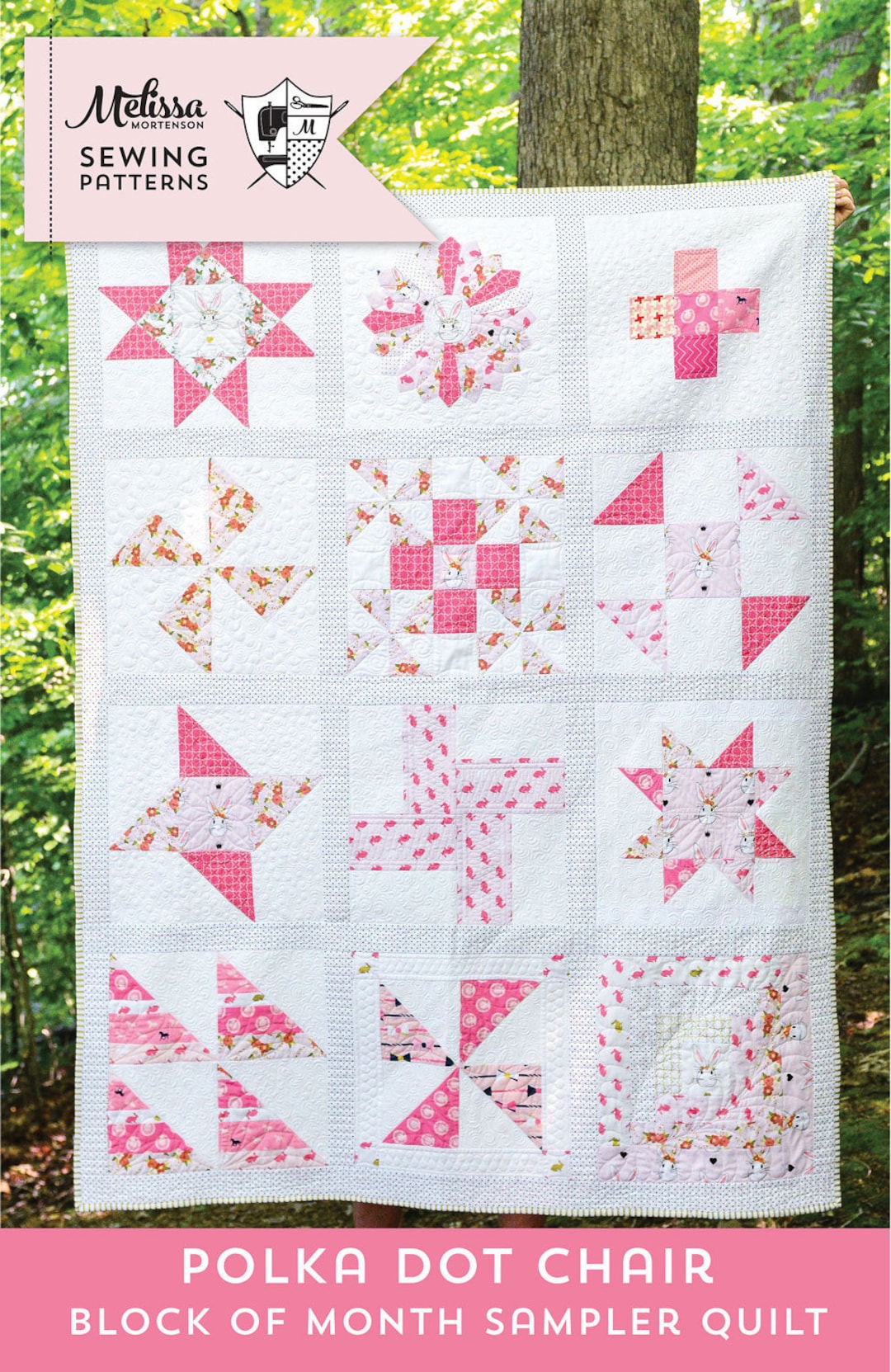 Polka Dot Chair Block of the Month Quilt Pattern - Etsy
