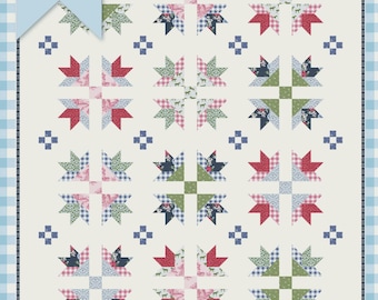 Bluegrass Crossing-quiltpatroon - digitaal pdf-quiltpatroon door Melissa Mortenson van Polka Dot Chair