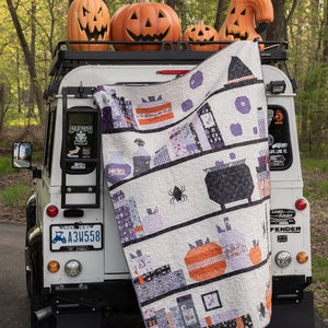 Spooky Shelfie Halloween Quilt Pattern | Digital PDF Pattern by Melissa ...
