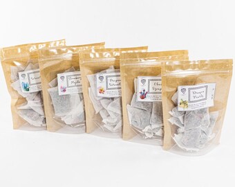 Tea Bags. Natural Tea Bags. Single Serve Bags. Loose Leaf Tea. Organic Tea. Herbal Tea . Christmas Gifts.