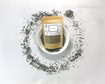 Organic Lavender Flowers, Loose Leaf Tea, Fresh Dried Lavender, Organic Dried Bath Flowers, Organic Dried Herbs, Potpourri Flowers