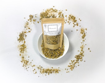 Organic Chamomile Flowers, Fresh Dried Herb, Organic Tea, Herbal Loose Leaf Tea, Sleep Herb, Dried Herbs, Dried Chamomile, Relaxing Tea