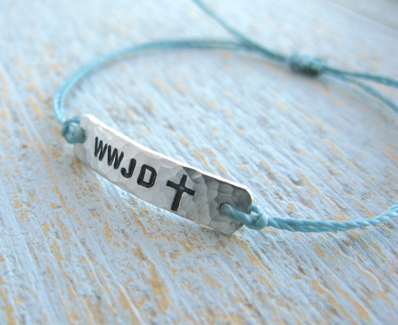 WWJD Bracelet Cross Bracelet Faith Bracelet Religious Etsy