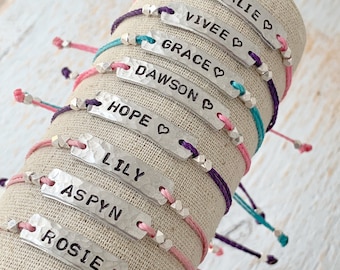Children's Name Bracelet, Personalized Name Bracelet, Nameplate Bracelet, Personalized Bracelet, Children's ID Bracelet