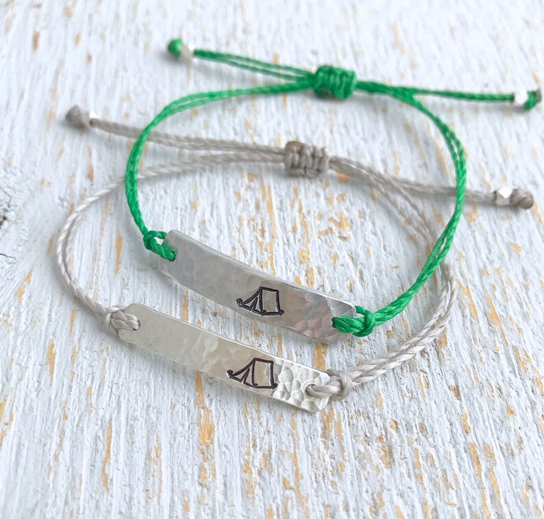 Tent Bracelet Camping Bracelet Outdoors Bracelet Camping Etsy