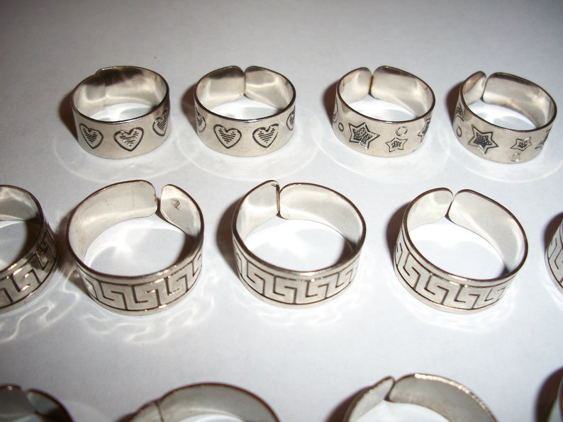 Hearts Rings Yin Yang Lot 13 Greek Key