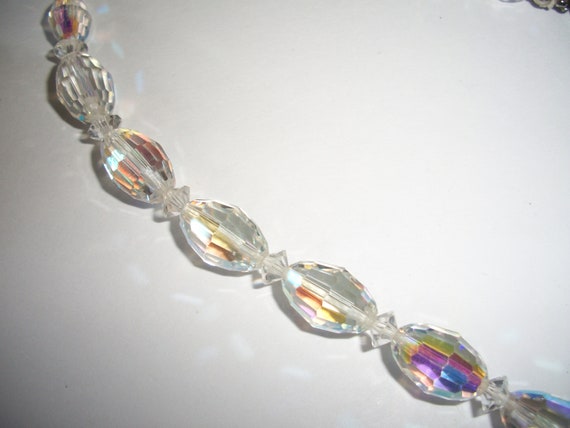 Art Deco Rock Crystal Necklace with Sterling Orna… - image 4