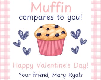 Valentine's Day Card - Love Muffin - Etsy