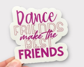 Dance sticker or magnet | Waterproof stickers for water bottle | Gift for Dance studio | Ballet stickers | Scrapbook stickers for dancer