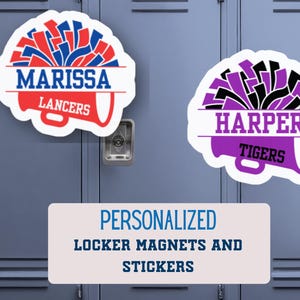 Spersonalizowany magnes do szafki lub naklejki dla kibiców | Magnes do szklanki dla kibiców | Prezent dla kibiców z imieniem | Naklejka dla kibiców | Prezent dla drużyny kibiców