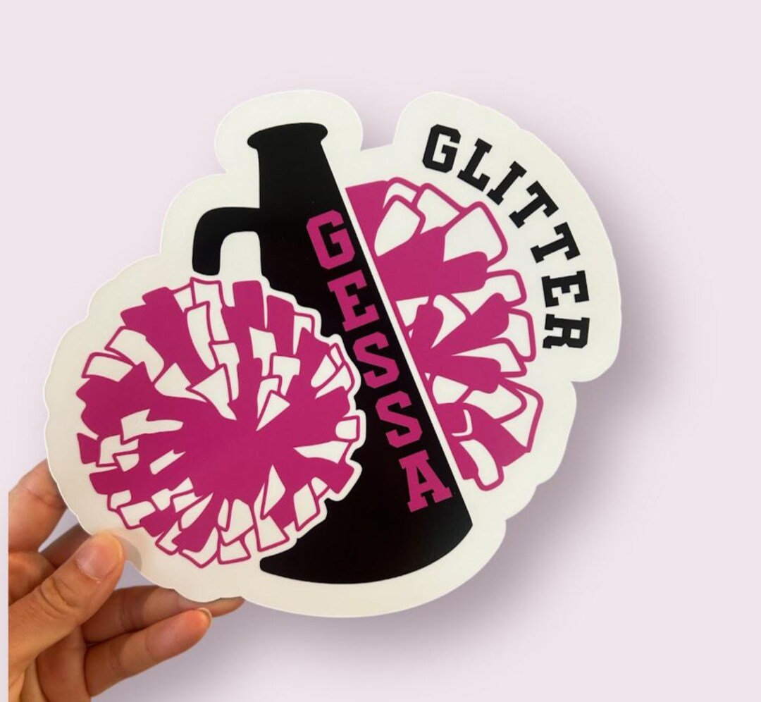 Personalized Cheer Team Sticker or Magnet | Custom Competition Cheer ...
