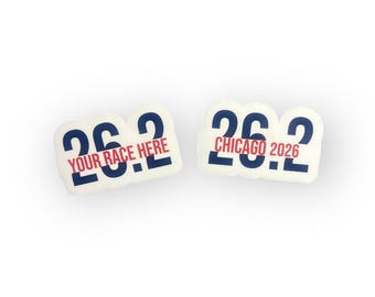 Pegatinas de carrera personalizadas / Pegatinas de maratón personalizadas / Regalo para maratonistas / Pegatina para botella de agua de corredor / Maratón
