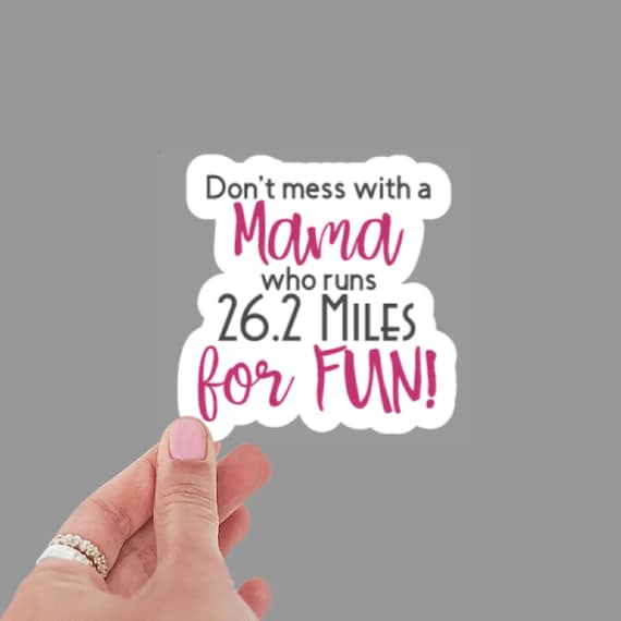 Mother Runner Sticker or Magnet | Marathon Mom running gift | Gift for mother runner | Mama runner gift| Mother's Day gift