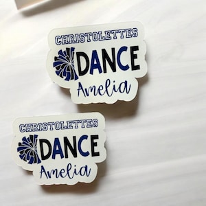 Personalized Dance Magnet or Sticker | Custom Dance magnet for car or locker | Dance team gift | recital gift for dancers | Dance team