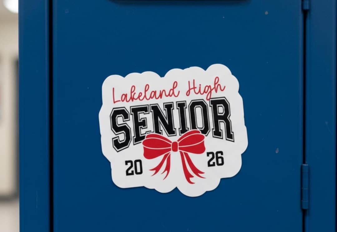 Personalized Senior Magnet: Class of 2026 | Locker Magnet | Graduation ...