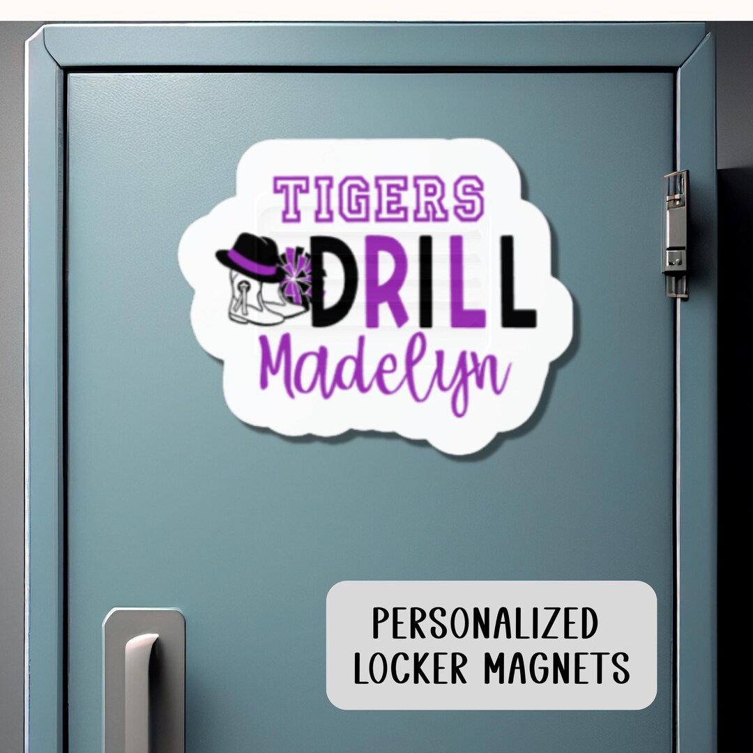 Personalized Drill Team Magnet for Locker | Dance or Drill Team Magnet ...