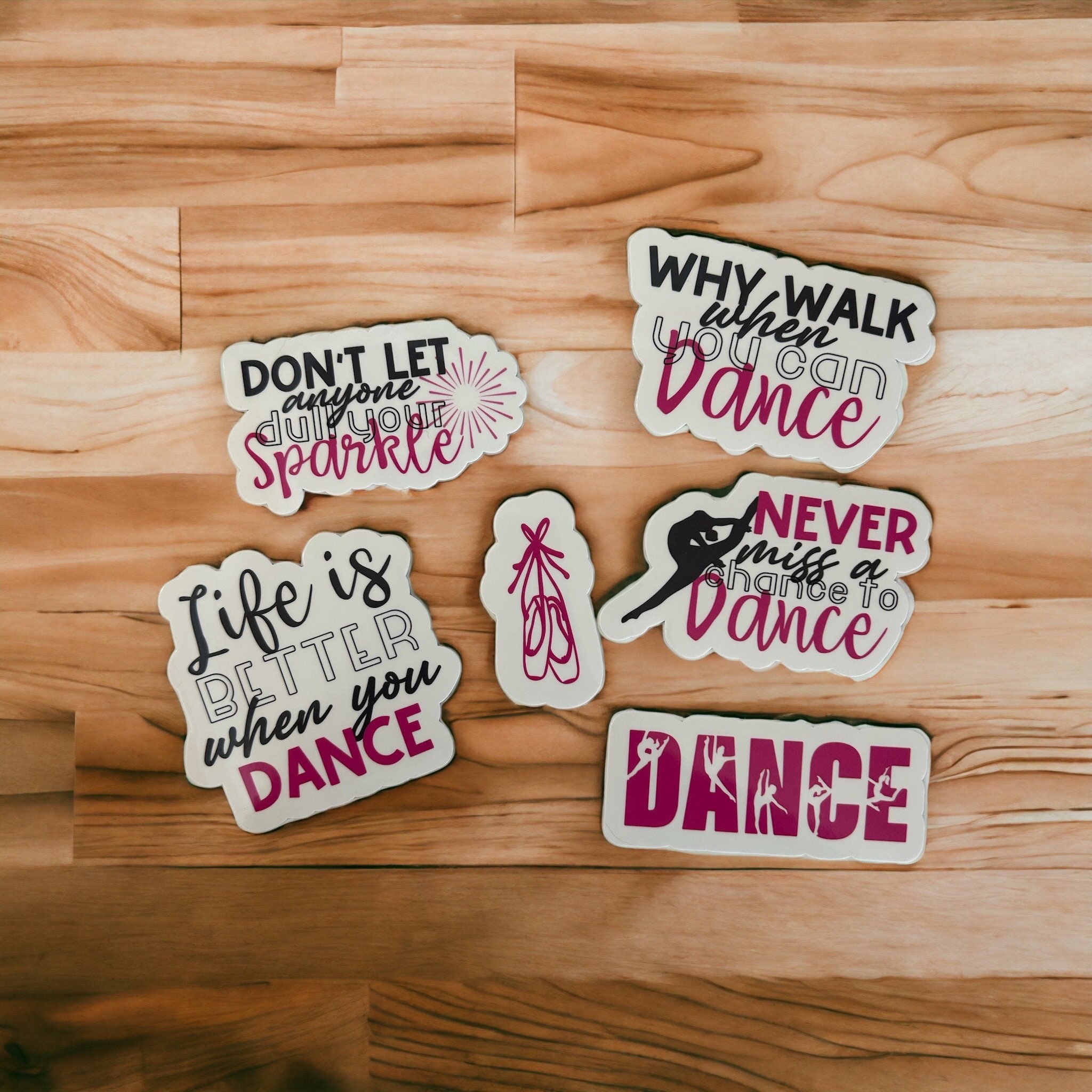Dance Sticker Set | Dance Water Bottle Sticker | Gift for Dancer ...